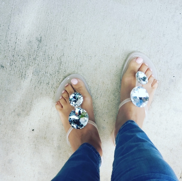 Bling jelly sandals - Picture 2 of 2